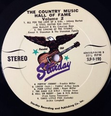 THE COUNTRY MUSIC HALL OF FAME VOL 2 – ORIG 1962 GATEFOLD STEREO NEAR MINT 2 LPs