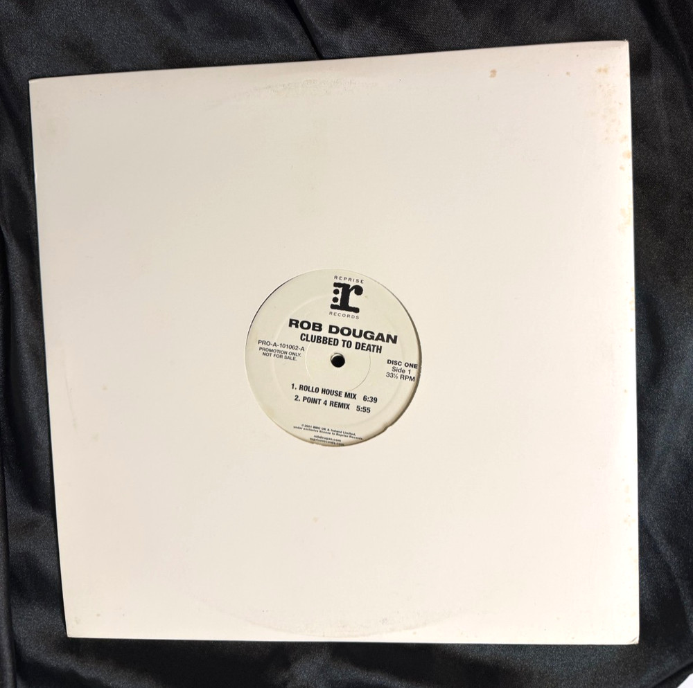 ROB DOUGAN “Clubbed to Death” RARE DOUBLE 12″ PROMO VINYL NM/MINT  ©2003