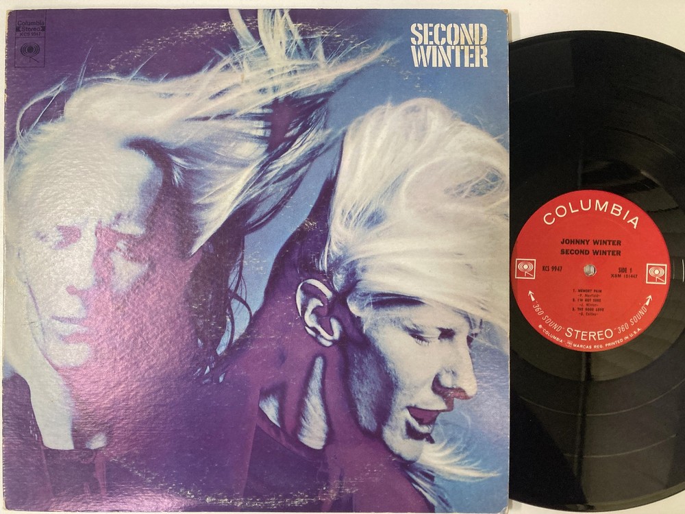JOHNNY WINTER – Second Winter LP (1st US Pressing on COLUMBIA “360”)