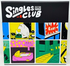 RARE – Sub Pop Singles Club Vol. 8 – Colored Vinyl 7″ 45RPM – 12LP Box Set