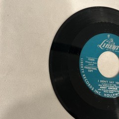 ABBEY LINCOLN: a lonesome cup of coffee / i didn’t say yes LIBERTY 7″ Single