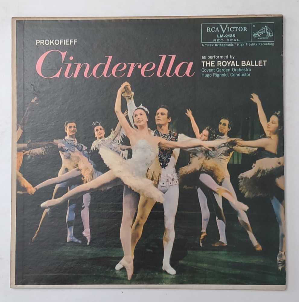 Prokofieff Cinderella The Royal Ballet vinyl record RCA Victor LM-2135 Tested
