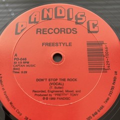 Freestyle – Don’t Stop The Rock OG 1989 RE Press 12″ VG+
