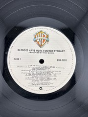 Rod Stewart Blondes Have More Fun Vinyl LP Warner Bros. Records 1978 VG++O