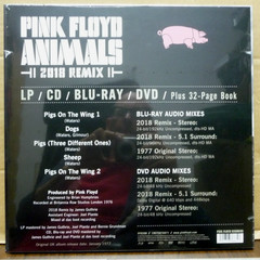 PINK FLOYD Animals 2018 Deluxe Edition Remix LP + CD + DVD + Blu-ray + Book NEW