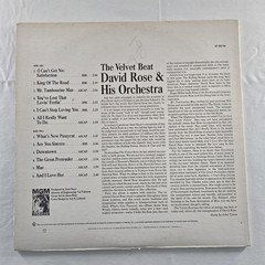 David Rose – The Velvet Beat LP Record 1967 MGM Orchestral Stereo EX Tested
