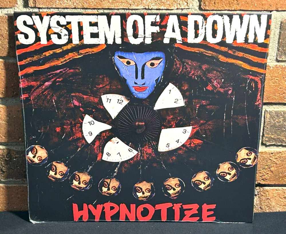 SYSTEM OF A DOWN – Hypnotize, Import BLACK VINYL LP Inner Lyric Sleeve Sealed!