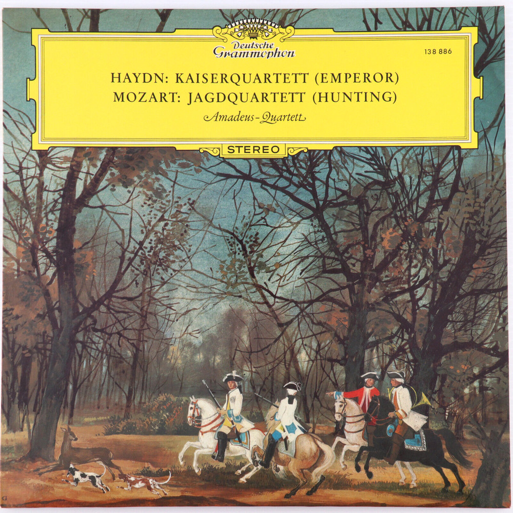 Amadeus-Quartett – Kaiserquartett / Jagdquartett – HAYDN/MOZART LP 138 886 Tulip