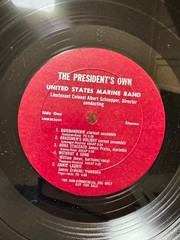 The President’s Own United States Marine Band ( Promo, LP)