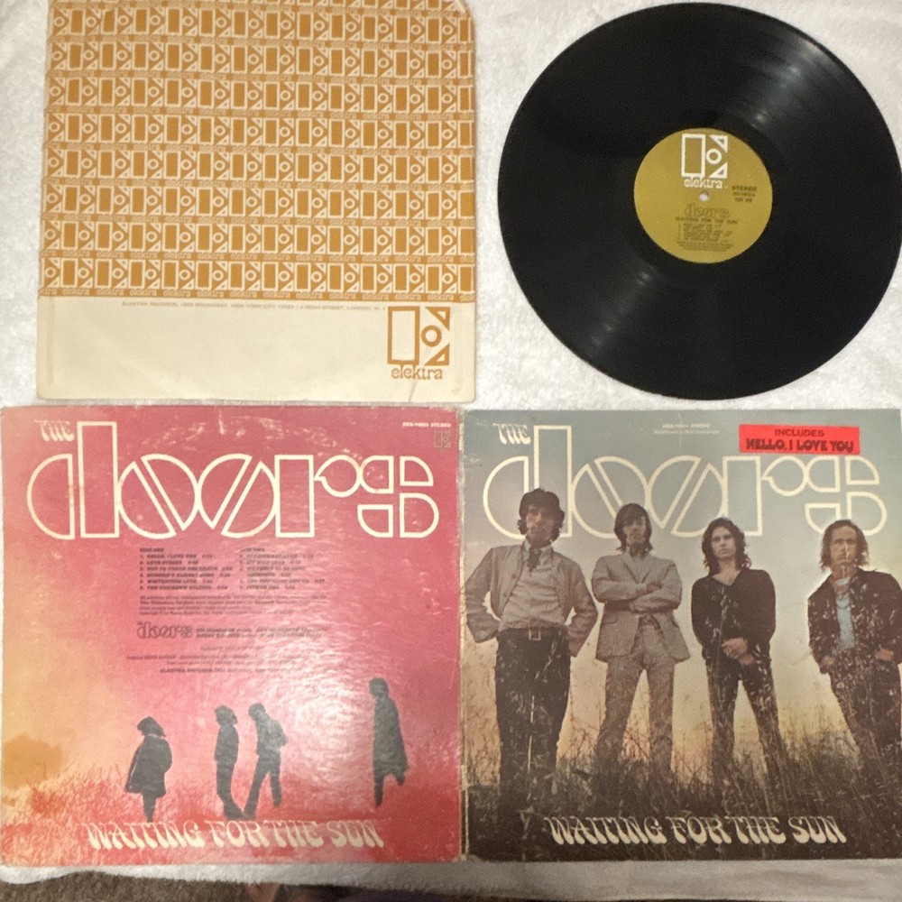 The Doors Waiting for the Sun 12″ 33 RPM Stereo Black Vinyl Rock LP Elektra