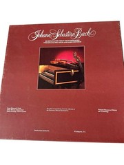 Johann Sebastian Bach Smithsonian Collection 9 Records LP Box Set NM