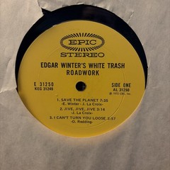 Edgar Winters White Trash “Roadwork” Vinyl Record LP Deluxe Two Record Set 1972