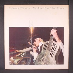 JOHNNY WINTER: nothin’ but the blues BLUE SKY 12″ LP 33 RPM
