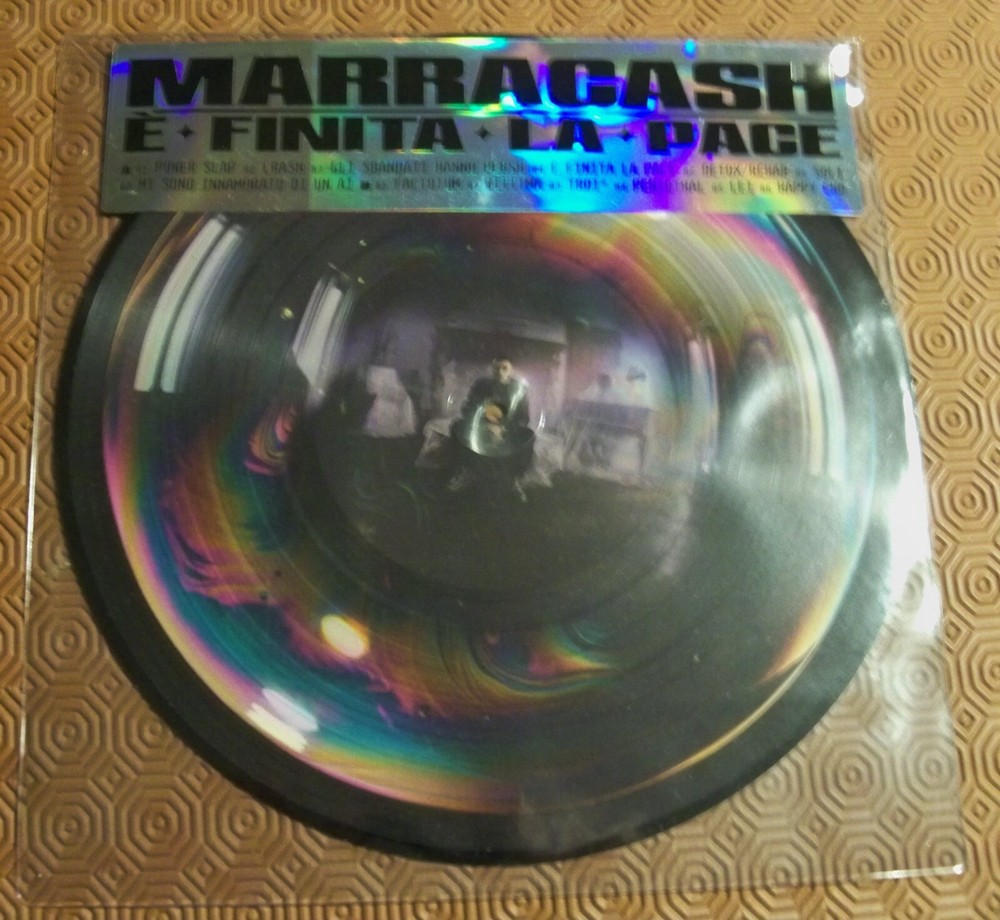 MARRACASH “E’ FINITA LA PACE” EDIZIONE LIMITATA PICTURE DISC 2025 FUORI CATALOGO