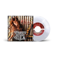 Miley Cyrus Party In The U.S.A. [Clear/Glitter 7″ Single] Records & LPs New