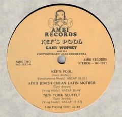 Gary Wofsey And The Contemporary Jazz Orchestra Featuring Phil Woods, Kef’s Pool