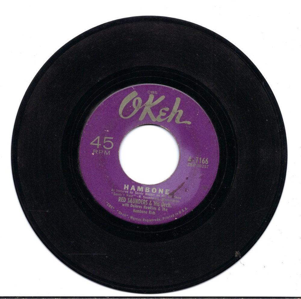 Link Wray/Red Saunders-Rumble Mambo-Hambone-45 RPM-1963 Vintage