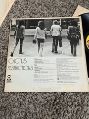 CACTUS RESTRICTIONS LP 1971 BLUES GUITAR ROCK RL STERLING AMERICAN LED ZEPPELIN