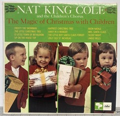 VTG 1966 Nat King Cole Magic of Christmas w/ Children Vinyl Record VG+/EX L 6517