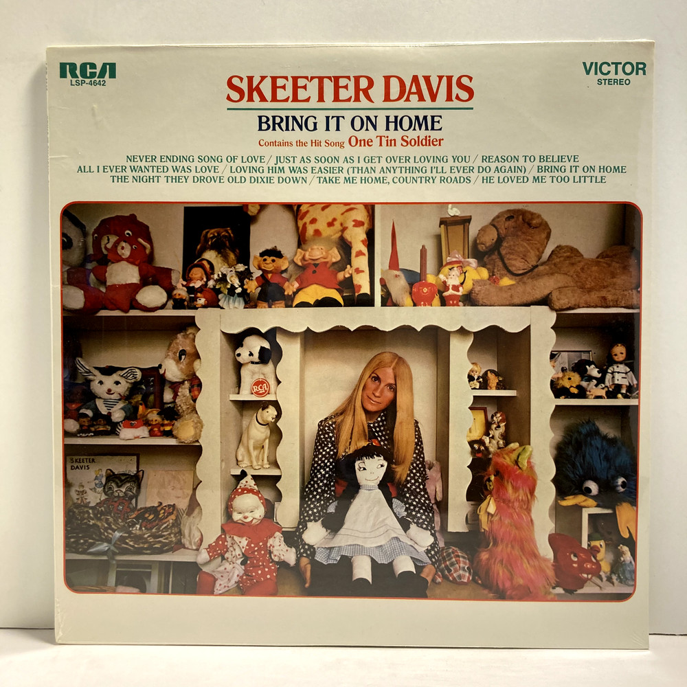 Skeeter Davis – Bring it on Home LP – RCA 4642 – SEALED Vinyl – S7