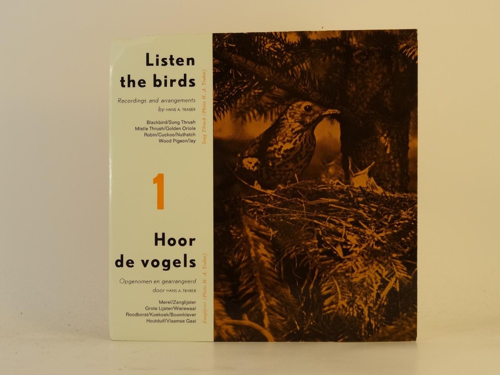 HANS A.TRABER LISTEN TO THE BIRDS (55) 2 Track 7″ Single including Picture Sleev