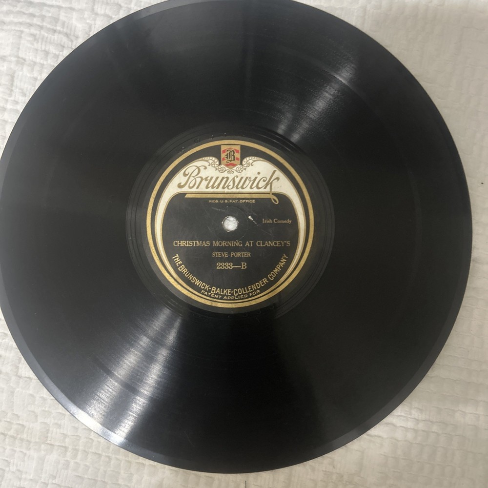 Mint 1920s Christmas 78 Rpm Record Santa Claus Hides In Phonograph Archive
