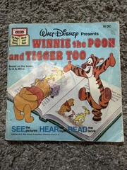 Lot of 9 Vintage See Hear Read BOOKS ONLY + 1 RECORD Walt Disney Peter Pan Ind.