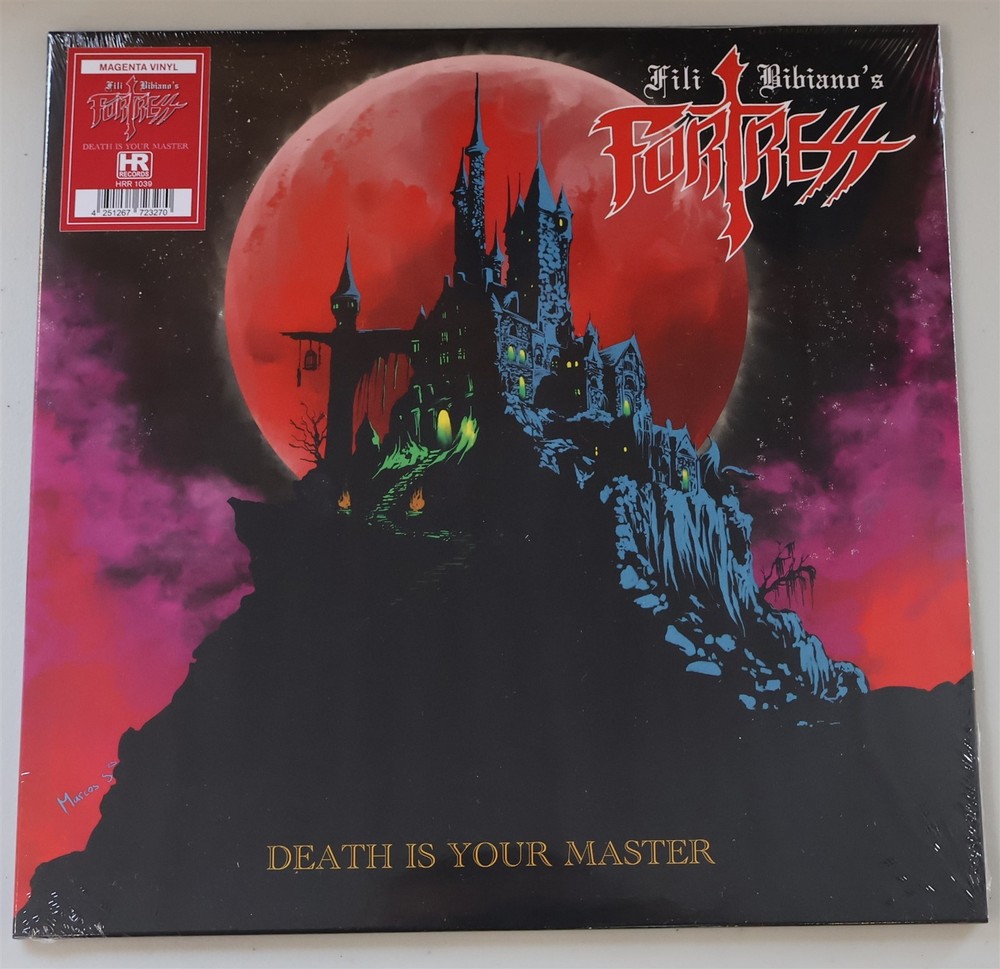 Fili Bibiano’s Fortress Death Is Your Master Magenta Vinyl LP Record new