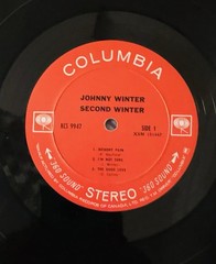 Johnny Winter – Second Winter – 12” Vinyl Record Album