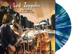 Led Zeppelin – Live ’69 & ’73 4LP Green w/Blue & White Splatter Vinyl Record