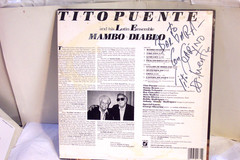 TITO PUENTE LP ” Mambo Diablo” CONCORD JAZZ RECORDS Signed EX