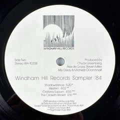 Windham Hill Records Sampler ’81 LP 1981 Windham Hill WHS C-1015 EX