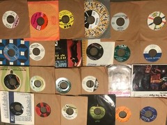 Lot 1950-70s Rock Pop Soul Jazz (16) VG Records 7″ Single 45 rpm Jukebox w/ Slvs