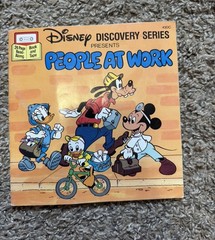 Lot of 9 Vintage See Hear Read BOOKS ONLY + 1 RECORD Walt Disney Peter Pan Ind.