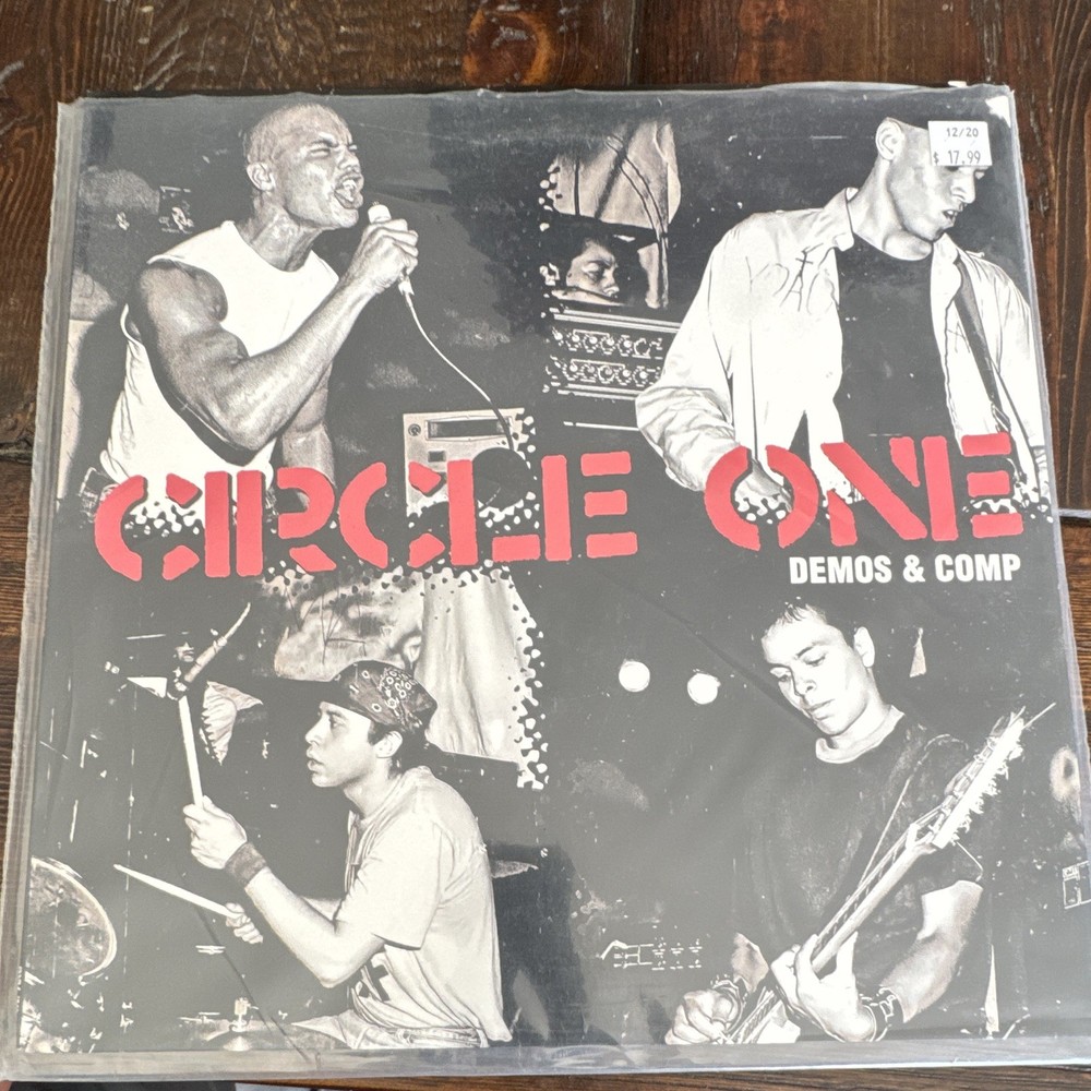 Circle One Demos & Comp 12″ Clear/Red Colored Vinyl Punk/New Wave LP