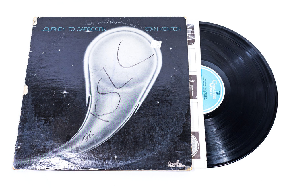Stan Kenton – Journey To Capricorn Vinyl LP 1976 Creative World ST 1077 VG/G
