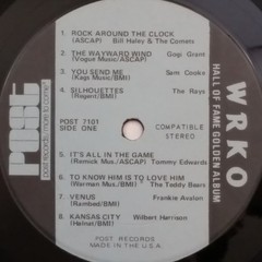 WRKO HALL OF FAME Post7101 2x LP Vinyl VG+ GF McCoys Turtles Dion BoxTops Roe