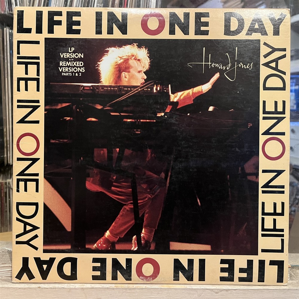 [ROCK/POP]~EXC 12″~HOWARD JONES~Life In One Day~[x3 Mixes]~{1985~ELEKTRA~Issue]