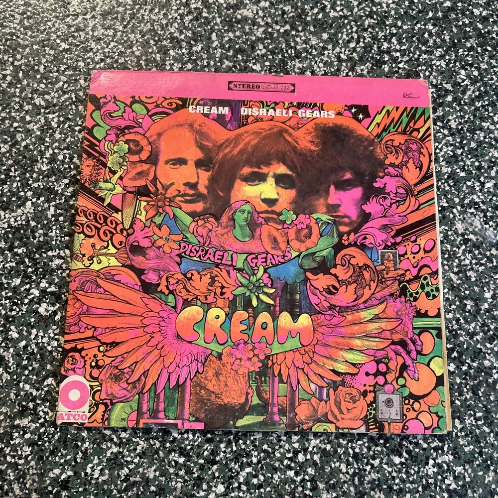 Cream : Disraeli Gears First Press Tri-Color Lbl. Shrink !! W Rare Hype! Crisp