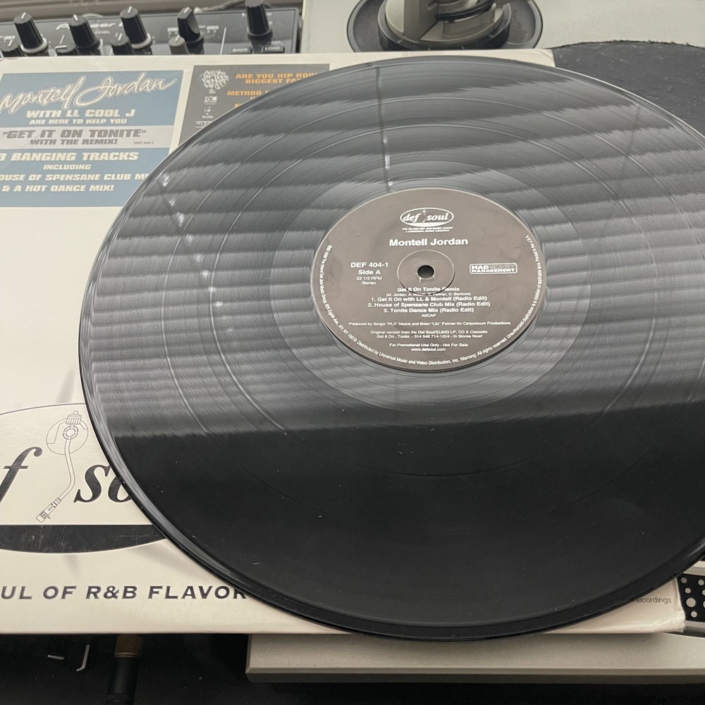 Montell Jordan – Get It On Tonite OG 1999 PROMO 12” in OG Cover VG+/VG+
