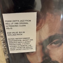 Frank Zappa Vinyl Lp Record Lot Of 12 Collection Ultrasonic Cleaned & Graded