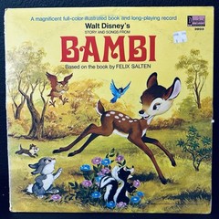 7 Disneyland Records Walt Disney Vinyl Bambi Winnie Pooh Pinocchio Mickey Peter