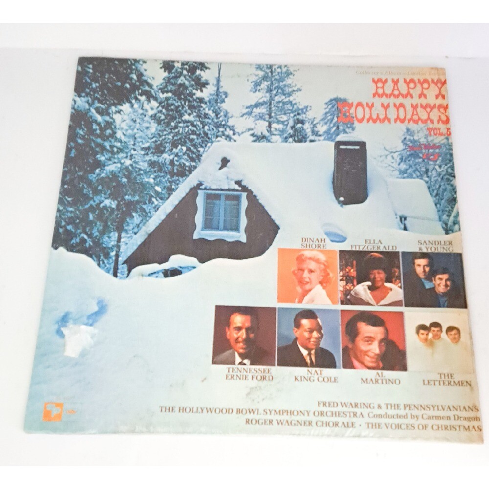 Happy Holidays Vol. 5 Vinyl LP Record Album Christmas Holiday Classics