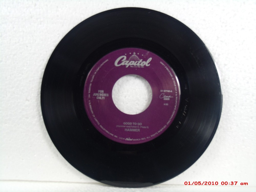HAMMER -(45)-FOR JUKEBOXES ONLY! – GOOD TO GO / COUNT IT OFF – CAPITOL – 1990’S