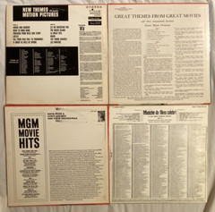 LOT OF 4 Motion Picture Soundtrack Comp MOVIE Hollywood Film Themes 50-60s