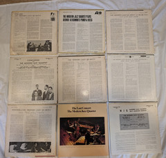 Modern Jazz Quartet 9 LP S/T Concorde Quinet Fontessa At Music Inn 1 & 2 Pyramid