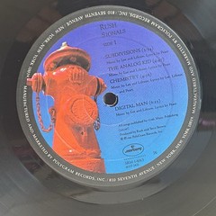 RUSH Signals LP Album 1982 Mercury Label SRM 1-4063 VG+ Compton