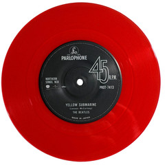 The Beatles Yellow Submarine Eleanor Rigby Red Vinyl 7″ Japan Pop-up store Ltd