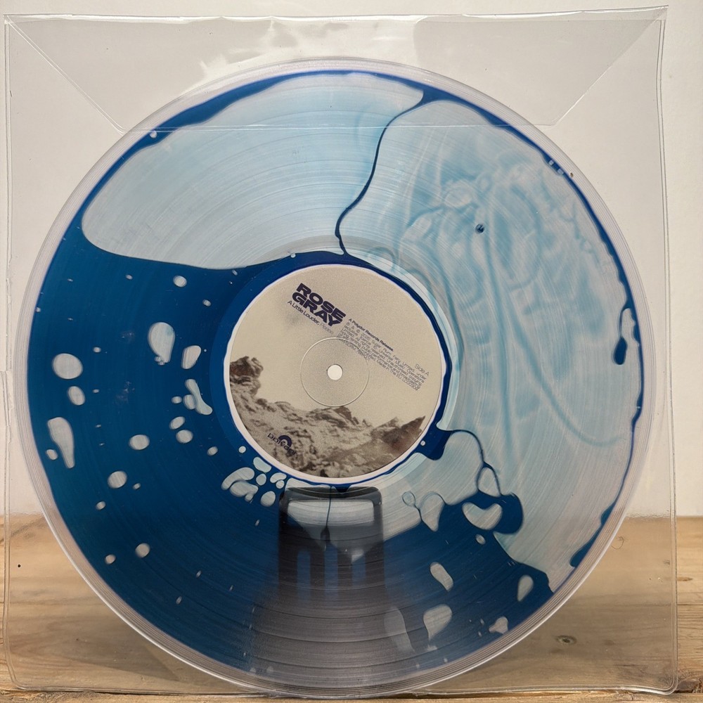 Rose Gray: A Little Louder, Please Limited Blue Liquid Vinyl LP SIDE A & B ONLY