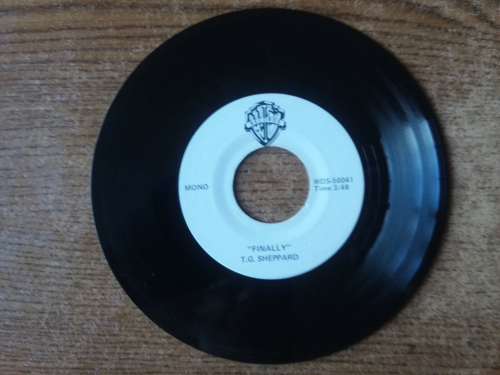 RARE PROMO 1980S VERY GOOD++T.G. SHEPPARD FINALLY 50041 TEST PRESS PROMO 45